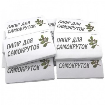 Папір для тютюну самокруток, 100 шт