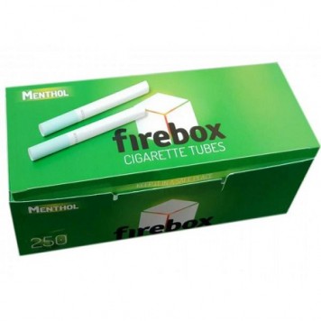 Цигаркові гільзи Firebox Menthol 200 шт для тютюну 