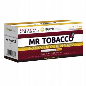 Цигарні гільзи MR TABACCO 500 штук для набивання тютюну